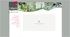 Desktop Screenshot of naegeli-gartendesign.ch